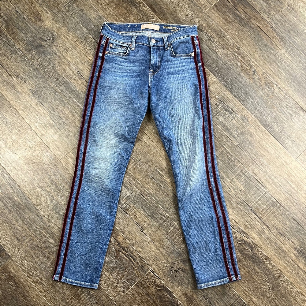 7 For All Mankind Roxanne Ankle Jeans Pants Denim ((size 25))